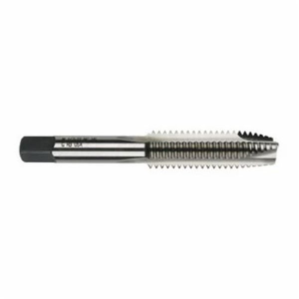 Morse Spiral Point Tap, Series 2047, Imperial, GroundUNF, 1428, Plug Chamfer, 3 Flutes, HSS, Bright, R 33011